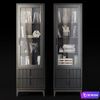 Showcase cabinet (pencil case) Ivina Askona Askona 3D Model Vray, Corona