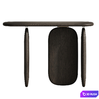 Wooden console Wood 3D Model Corona
