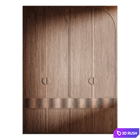 Set of cabinet fronts 02 3D Model Corona