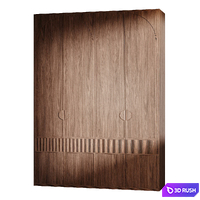Set of cabinet fronts 02 3D Model Corona