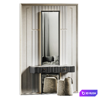 Dressing table with stone ST04. 3D Model Corona
