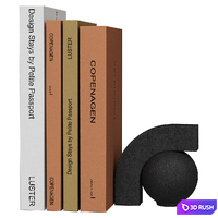 Porcelain stoneware book stand 3D Model Corona