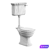 Toilet new Etoile by Devon&amp;Devon 3D Model Vray, Corona