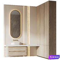 Bathroom furniture 010 3D Model Corona