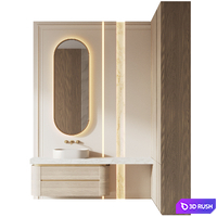 Bathroom furniture 010 3D Model Corona