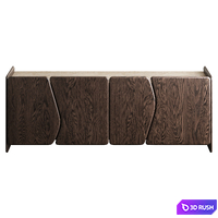 Dolmen sideboard by Naturedesign 3D Model Corona