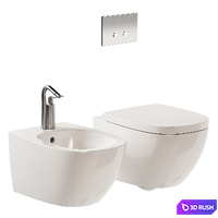 Ceramica Catalano Alvea Wall-Hung WC 3D Model Vray, Corona