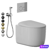 Wall hung toilet Boheme Flow 3D Model