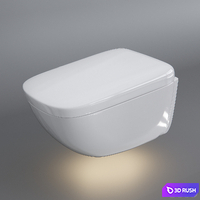 Toilet with functions WASHLET NEOREST WX1 from TOTO 3D Model Vray, Corona