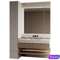 Bathroom Furniture 21 3D Model Vray, Corona