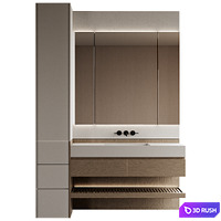 Bathroom Furniture 21 3D Model Vray, Corona