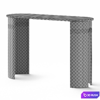 Westwing Collection Inola Console Table 3D Model Vray, Corona