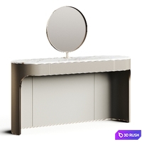 Capital Collection CLORI Vanity Desk 3D Model Vray, Corona
