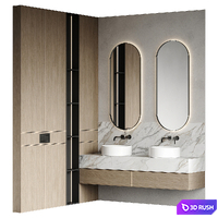 Bathroom furniture 172 3D Model Corona
