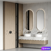 Bathroom furniture 172 3D Model Corona