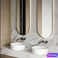 Bathroom furniture 172 3D Model Corona