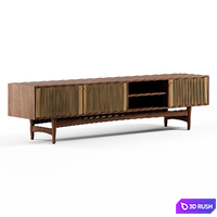Kave Home - Elan, 3 doors TV stand 3D Model Vray