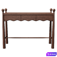 Wave console 3D Model Vray, Corona