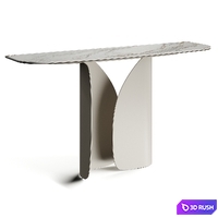 Calligaris TWINS White Console Table 3D Model Vray, Corona