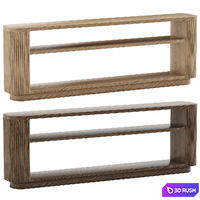 Mulholland Low Console Table 3D Model Corona