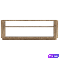 Mulholland Low Console Table 3D Model Corona