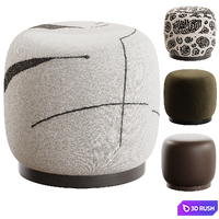 HOUSE NORDIC pouf 3D Model Corona