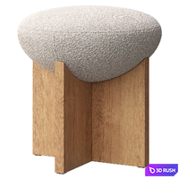 Uttermost / Lainie Accent Stool 3D Model Vray, Corona