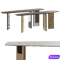Minotti Yves Console 3D Model Vray, Corona