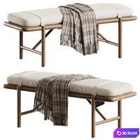 Blanco Bench 3D Model Corona