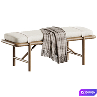 Blanco Bench 3D Model Corona