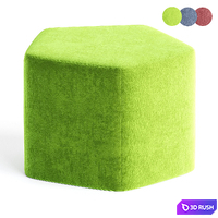 PENTAGON POUF 35 By Quinze &amp; Milan 3D Model Corona