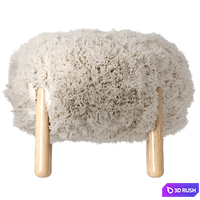 Fluffy sheepskin puffy 3D Model Corona