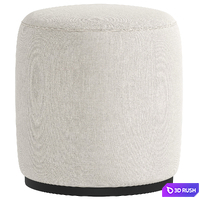 Leo Pouf 3D Model Vray, Corona
