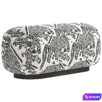 Bench "GLAIB" 3D Model Vray, Corona