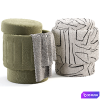 Probka Pouf By Tok Mebel 3D Model Corona
