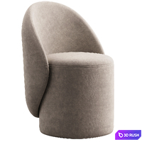 Loreen StoolGroup Pouf 3D Model Corona