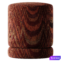 Dual Pouffe - Carnival 3D Model Corona