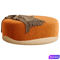 Wave Ottoman - COM poof 3D Model Corona