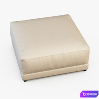 Pouf Luis 3D Model Vray