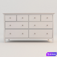 HEMNES Chest of 8 drawers 3D Model Corona