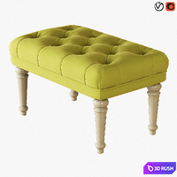 Pouf Louis-Philippe 3D Model