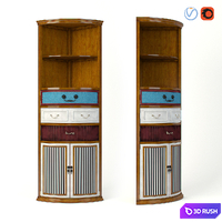 Gouache - M10521KK 3D Model Vray, Corona