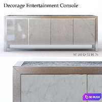 Bernhardt Decorage Entertainment Console 3D Model Vray