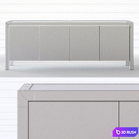 Bernhardt Decorage Entertainment Console 3D Model Vray