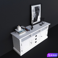 TV stand Dantone Home Oxford 3D Model Corona