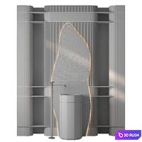 EIT Bathroom 35 3D Model Vray, Corona