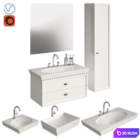 Villeroy &amp; Boch La Belle part 2 3D Model Vray, Corona