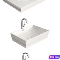 Villeroy &amp; Boch La Belle part 2 3D Model Vray, Corona
