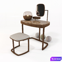 Dressing Table Porada Maskara Coiffeuse 3D Model Corona