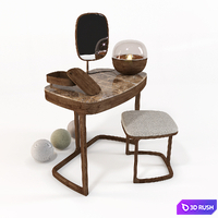 Dressing Table Porada Maskara Coiffeuse 3D Model Corona